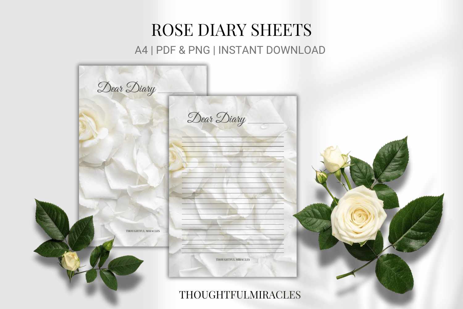 rose-diary-ver-ii-writing-sheets-pdf-png-instant-download