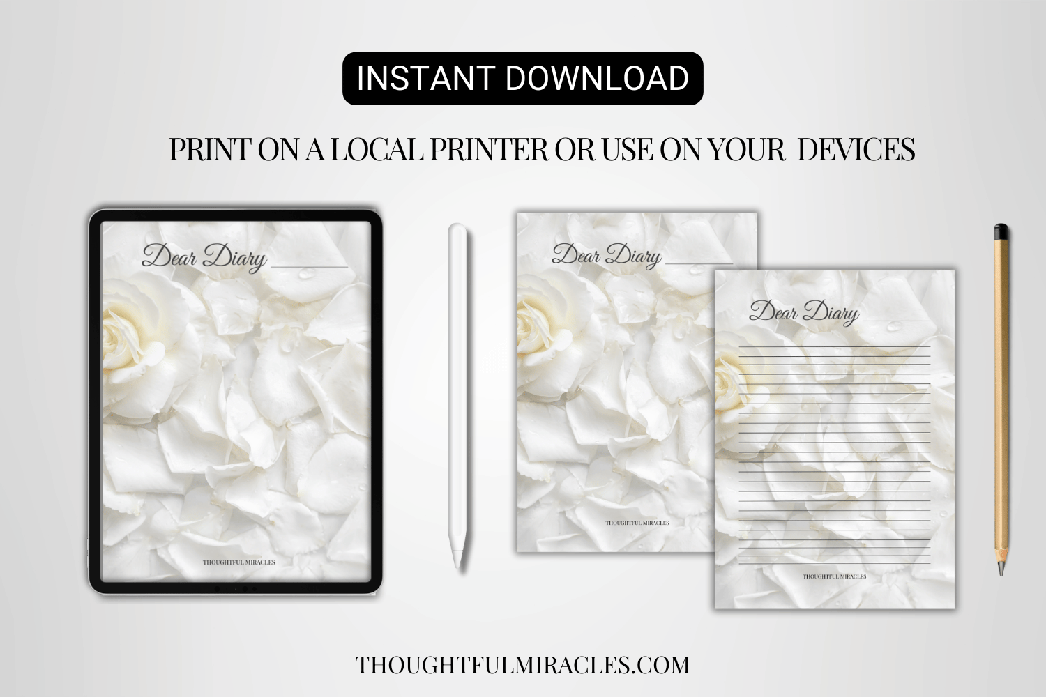 rose-diary-ver-ii-writing-sheets-pdf-png-instant-download